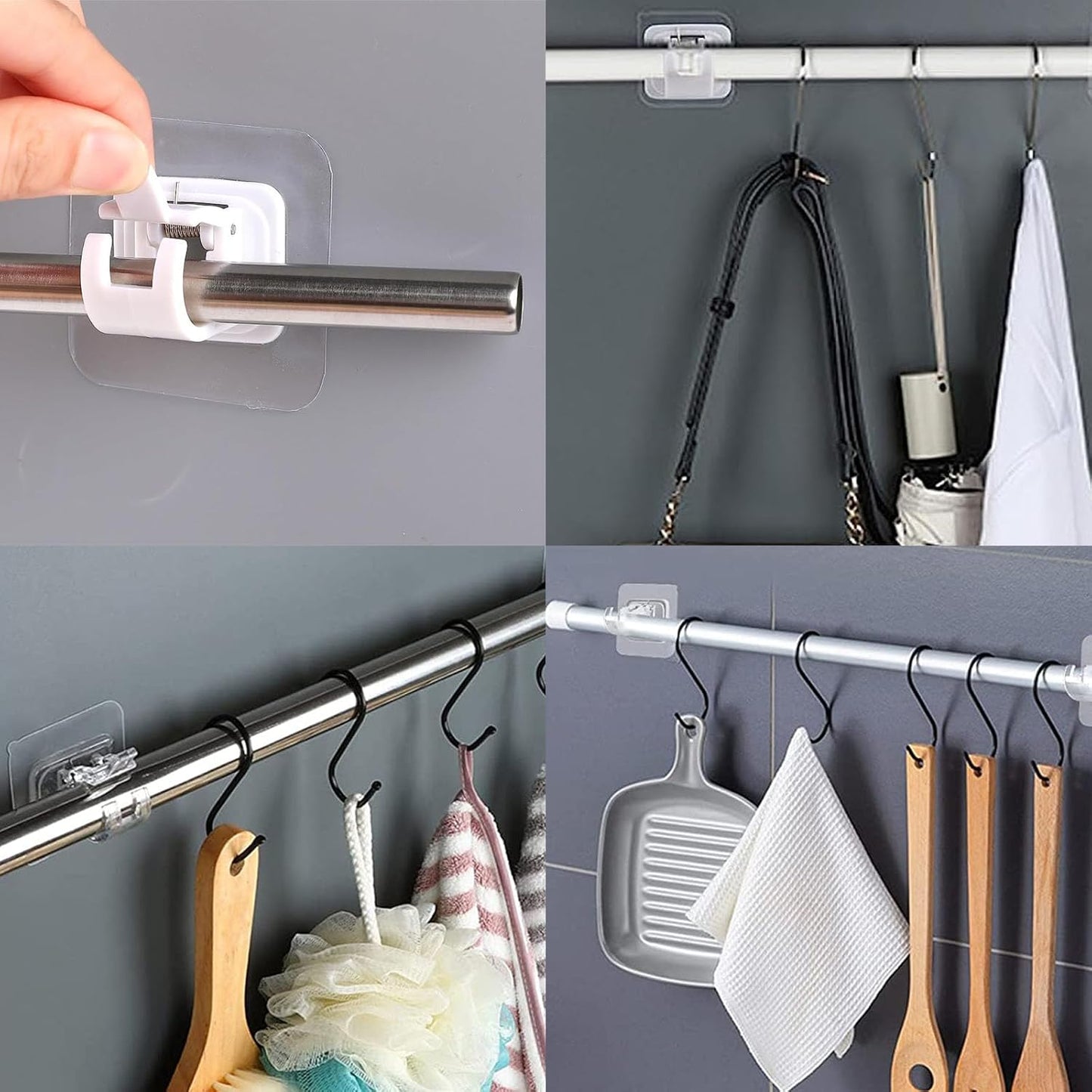 حامل عمود الستار ( 02قطعتين )