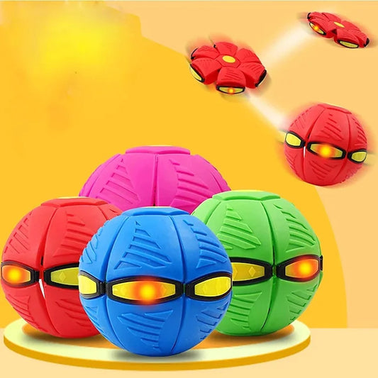 Pop up flat ball