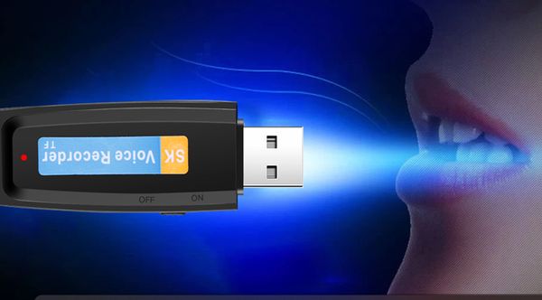 مسجل الصوت على شكل USB