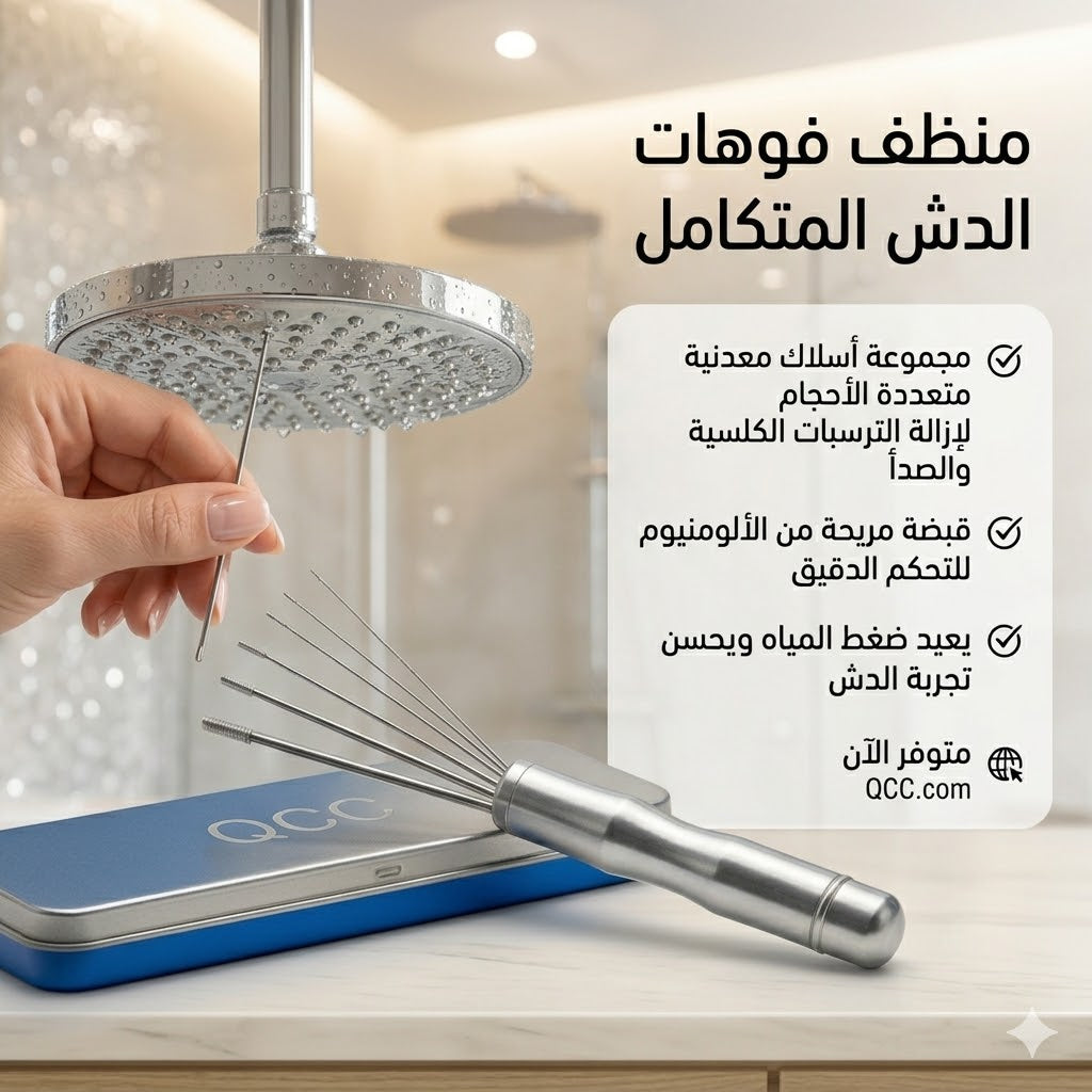 مجموعة ابر تنظيف مسامات الدش ✨