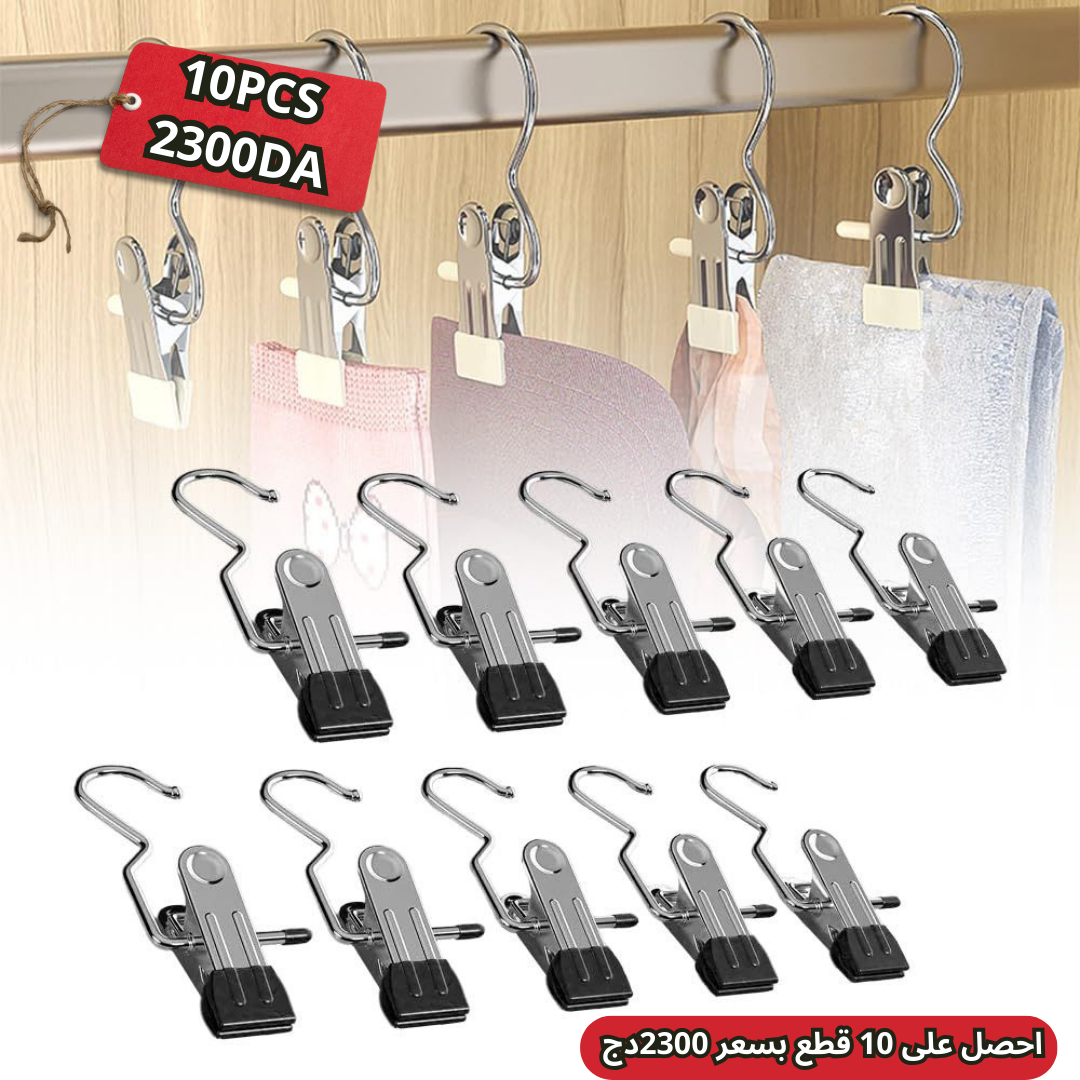 Ensemble de 10PCS Crochets Portables en acier inoxydable