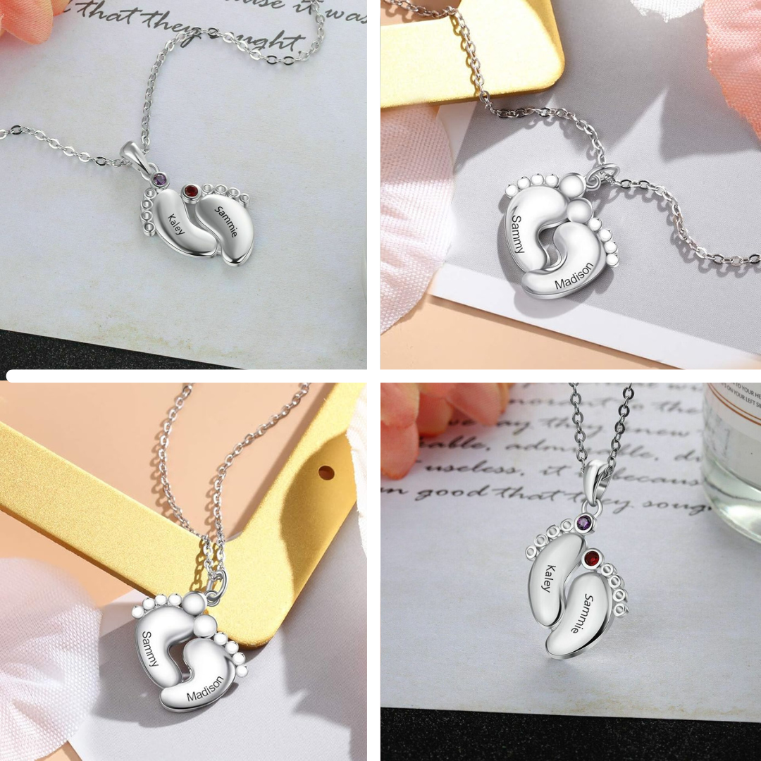 Baby Feet Necklace