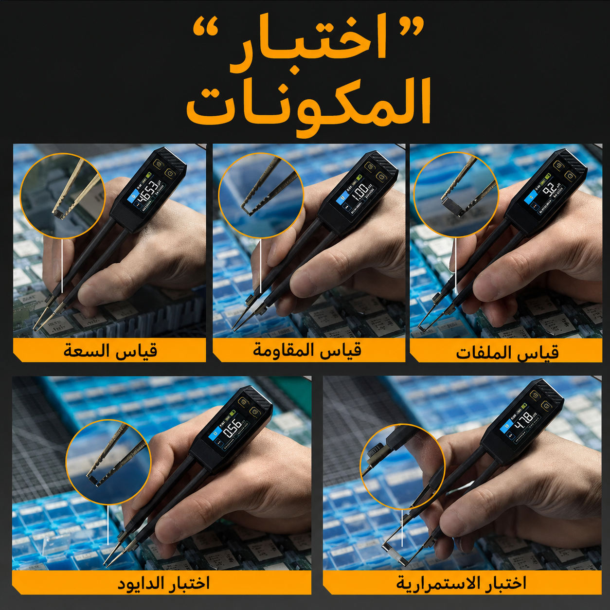 ملقط LCR الذكي 🔥