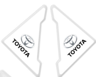 (04قطع) واقيات زوايا أبواب السيارة الشفافة ضد الخدوش