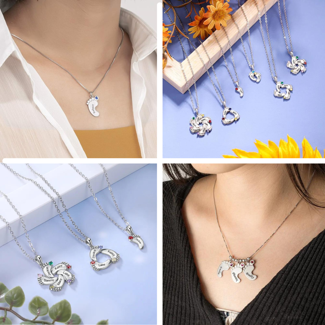 Baby Feet Necklace