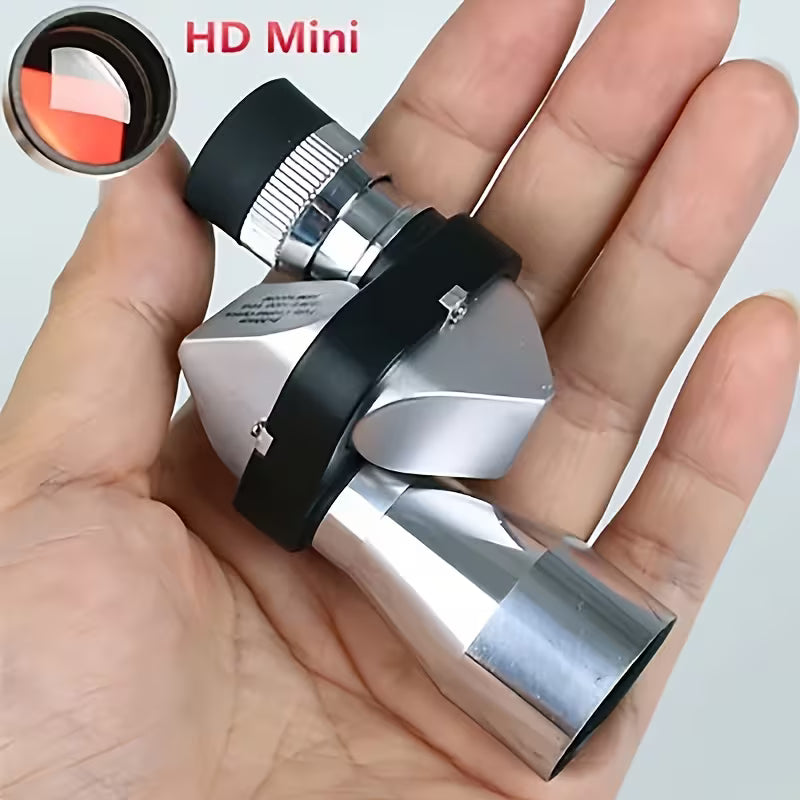 تلسكوب أحادي صغير فضي اللون 8x20 مم