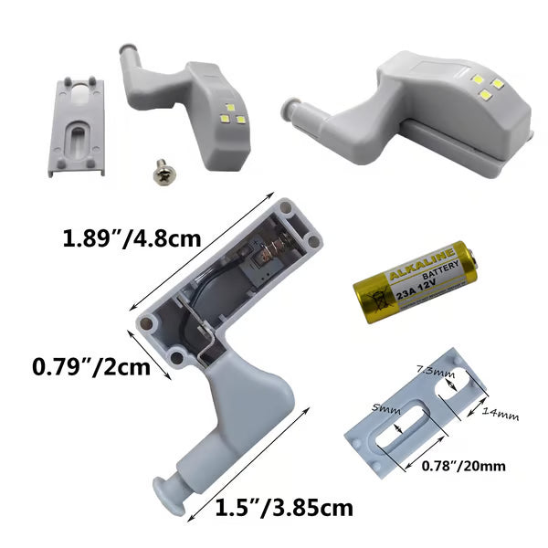 مصباح LED مفصلي لأبواب الخزائن