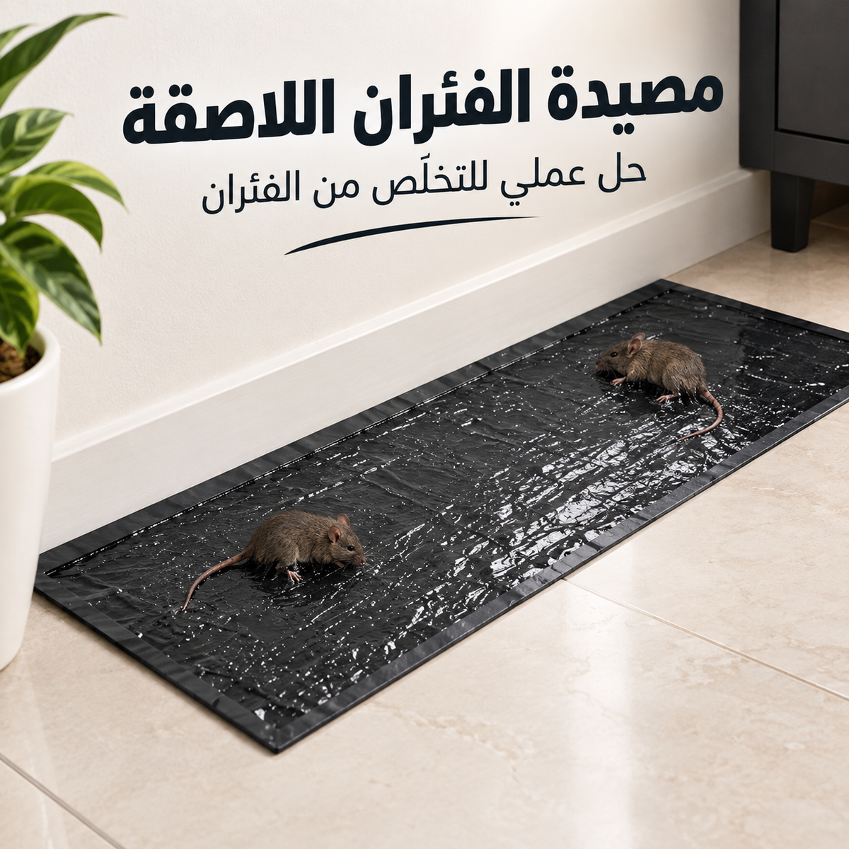 مصيدة الفئران اللاصقة