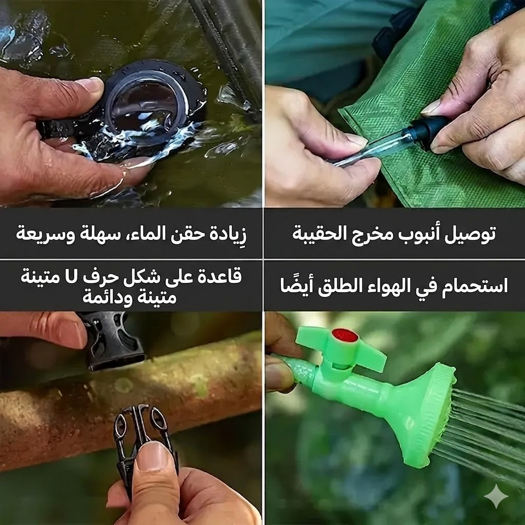 حقيبة استحمام للتخييم