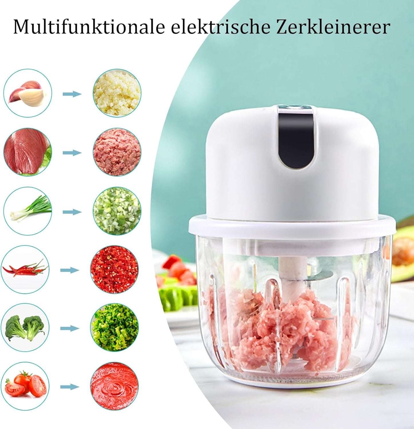 Mini Hachoir Électrique