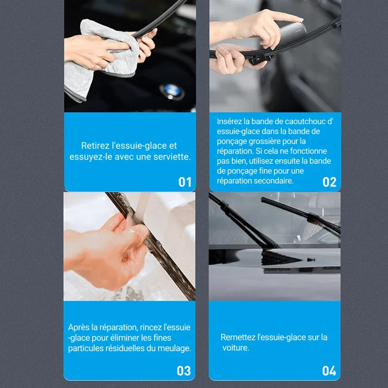 أداة إصلاح مساحات الزجاج الأمامي للسيارة